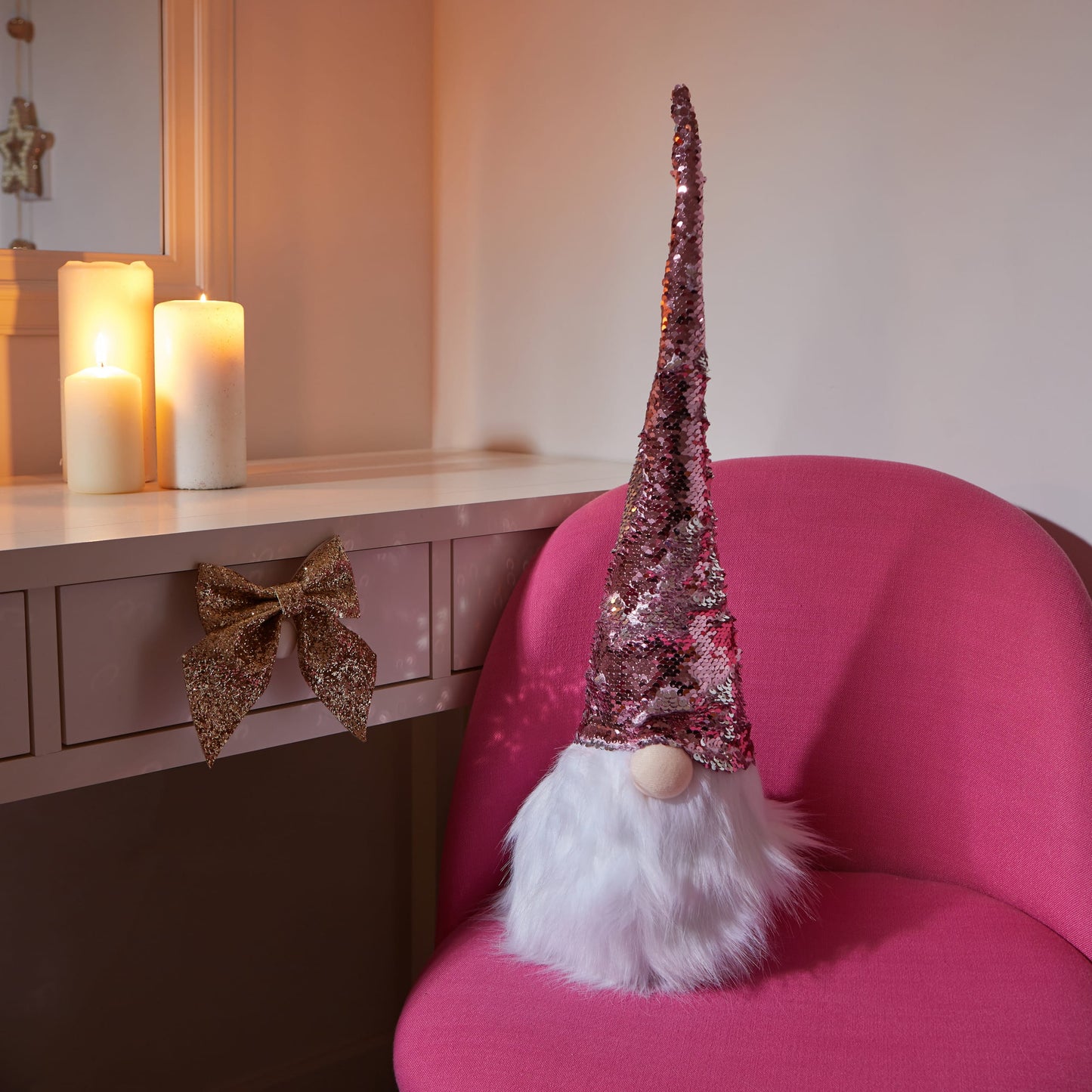 GlamGonk Pink & Silver