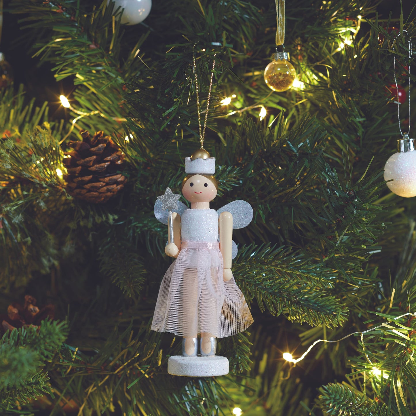 Fairycracker Pink & White Pendant