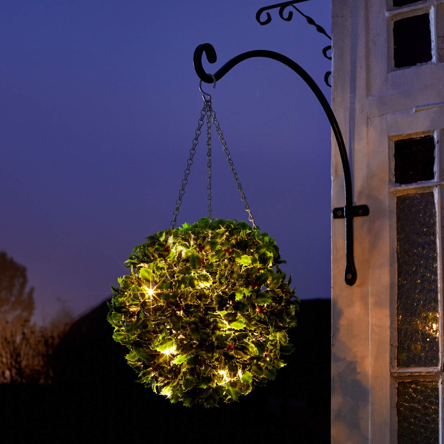 Holly Ball 30cm & 20LED
