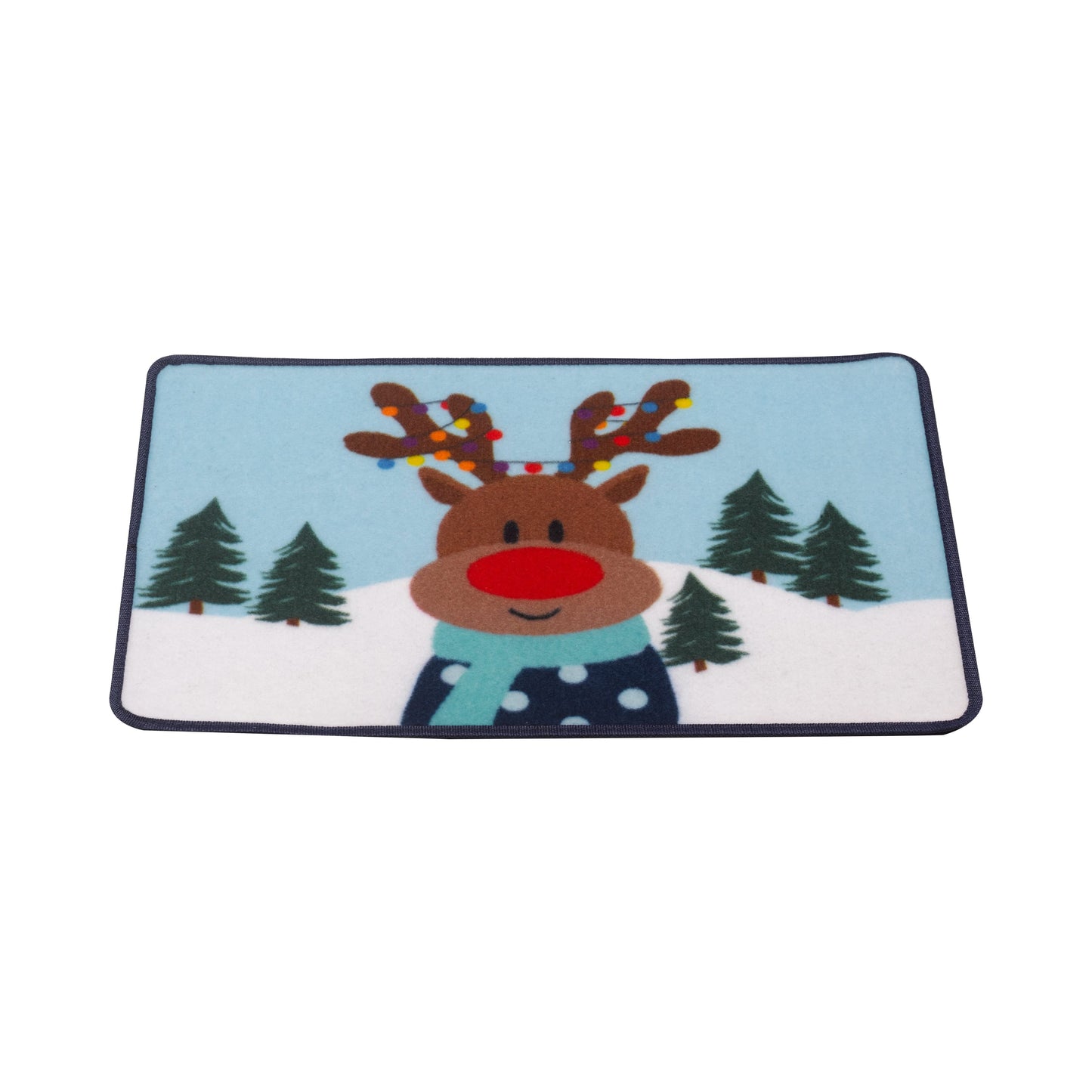 Rohožka s vianočnou tématikou XMats! Merry Rudolph od Three Kings