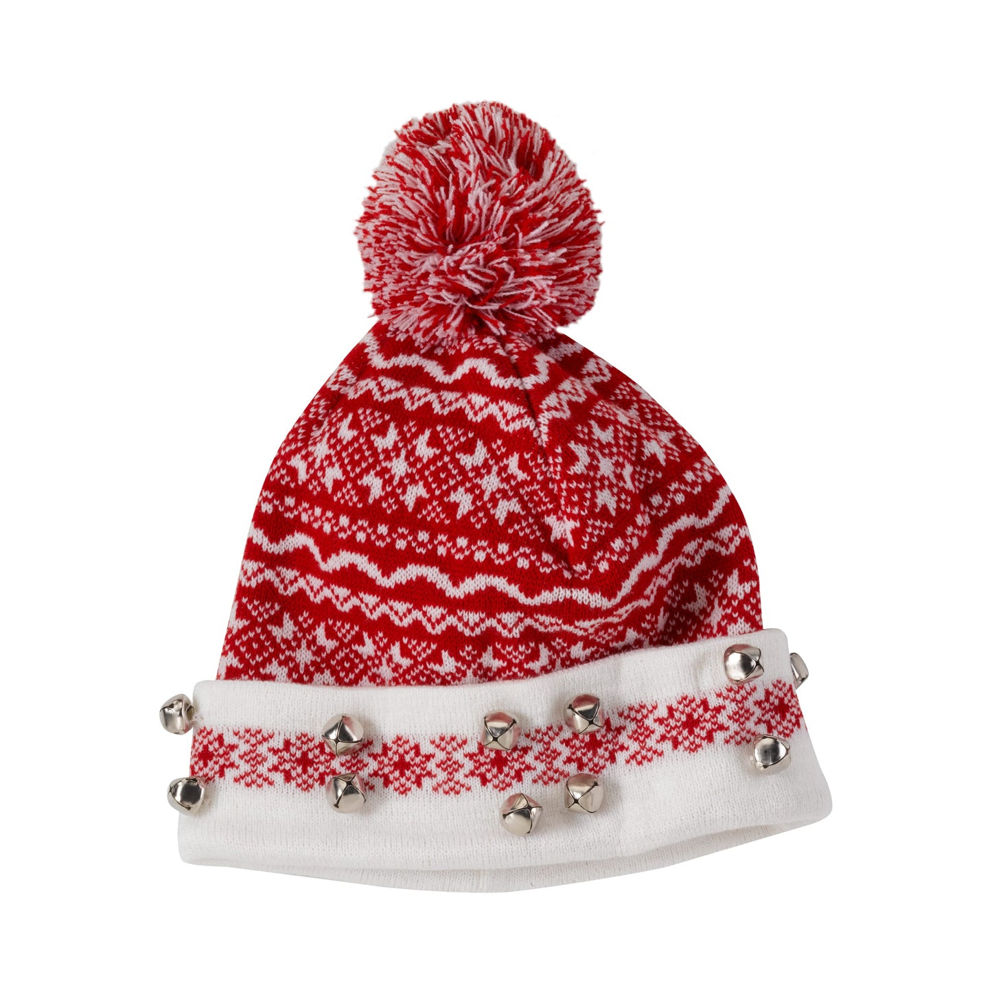 Vianočná čiapka s rolničkami Flash! Beanie Fairisle od Three Kings