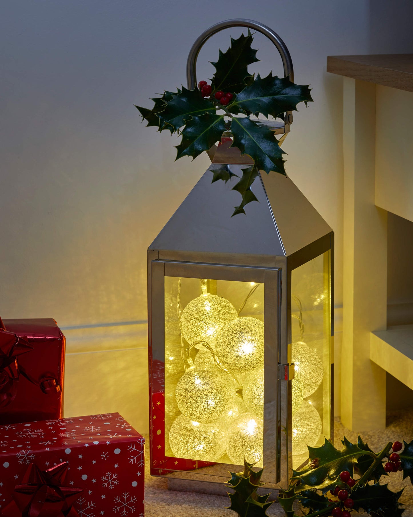 Glo-Globes Silver 6cm