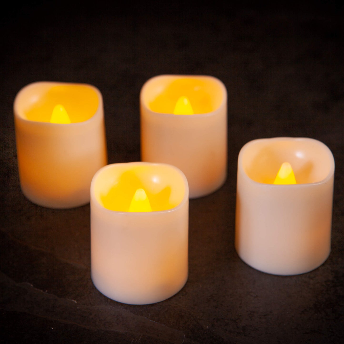 Valcová mini LED sviečka (sada 4ks) ⸱ Flameless LED Candles