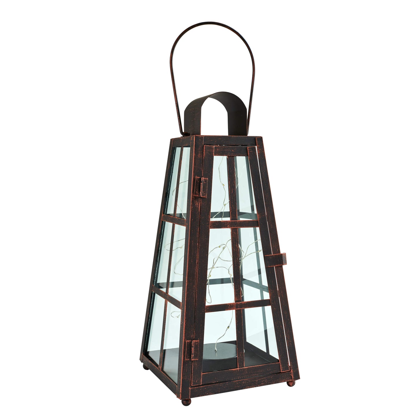 Lincoln lampáš osvetlený malými ledkami vytvárajúcimi efekt svätojánskych mušiek. Od Outside In designs