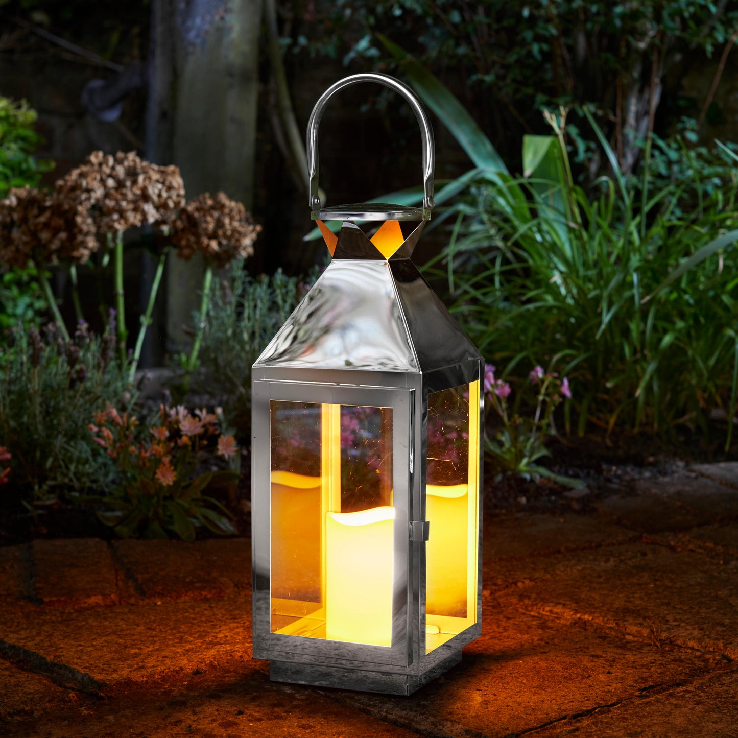 Nerezový lampáš ⸱ Stockholm Large Lantern