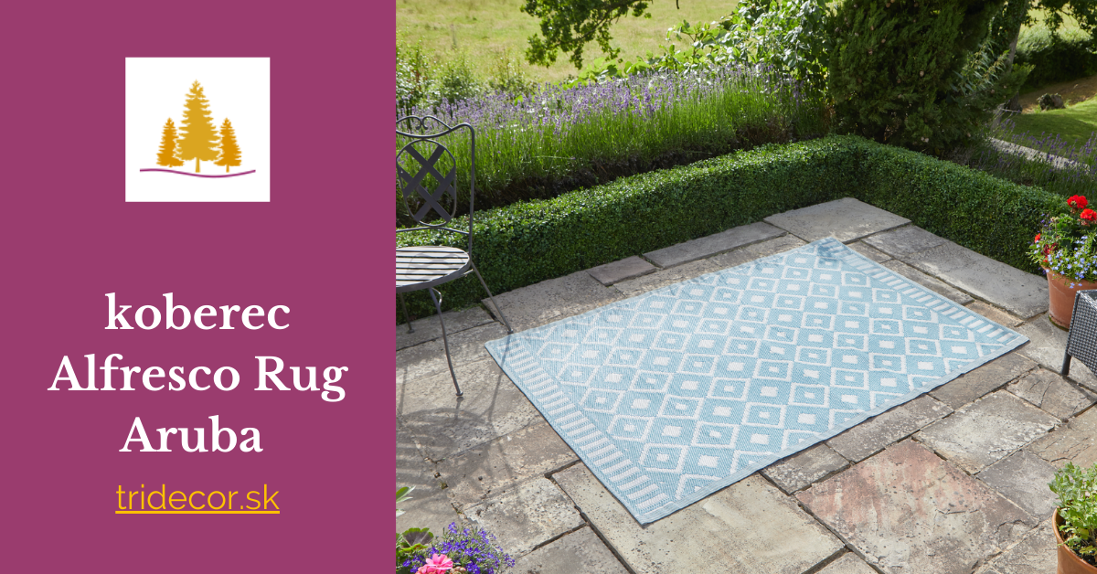 POST##33036238487606#Koberec Alfresco Rugs Aruba na kamennej terase