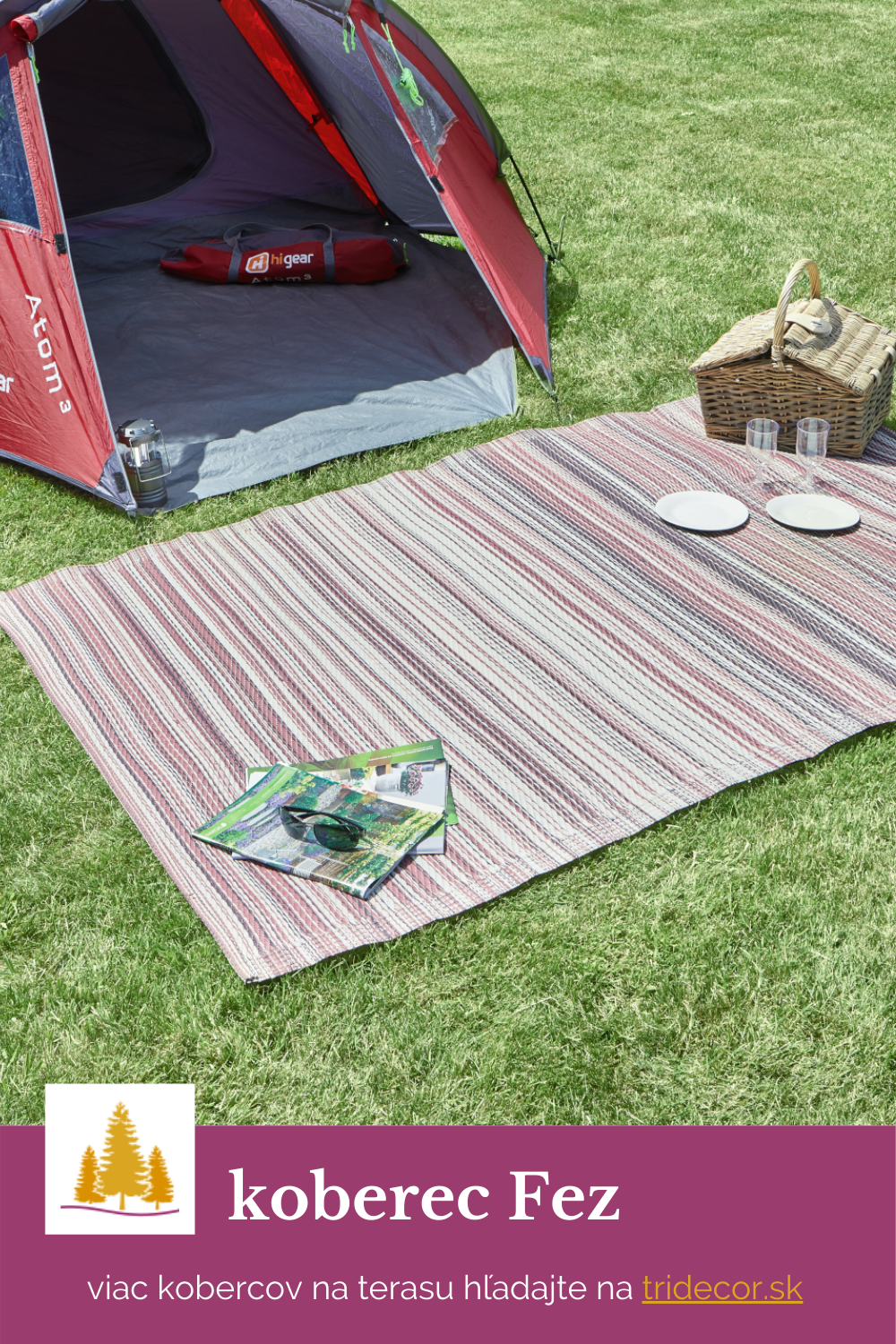 PIN#536280268135891350#33036238520374#Koberec Alfresco Rugs Fez na trávniku