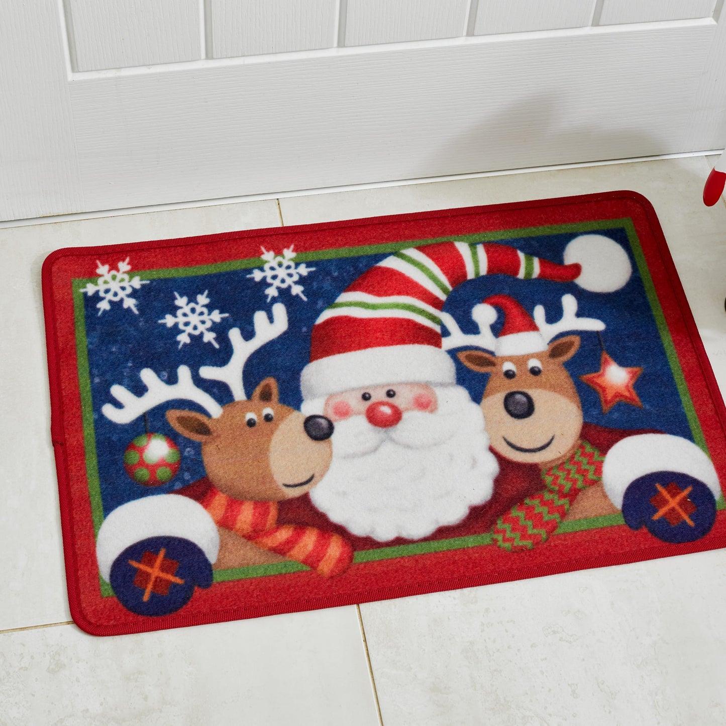 Rohožka s vianočnou tématikou XMats! Santa & Friends od Three Kings