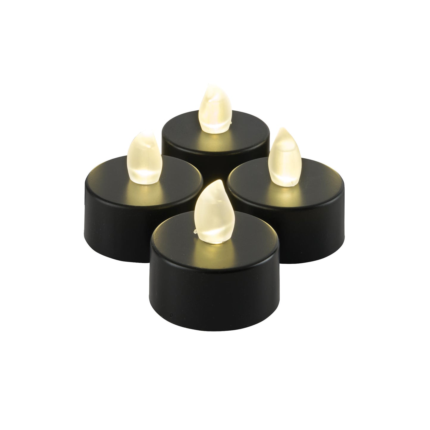 Čierne LED čajové sviečky od The Outdoor Living Company