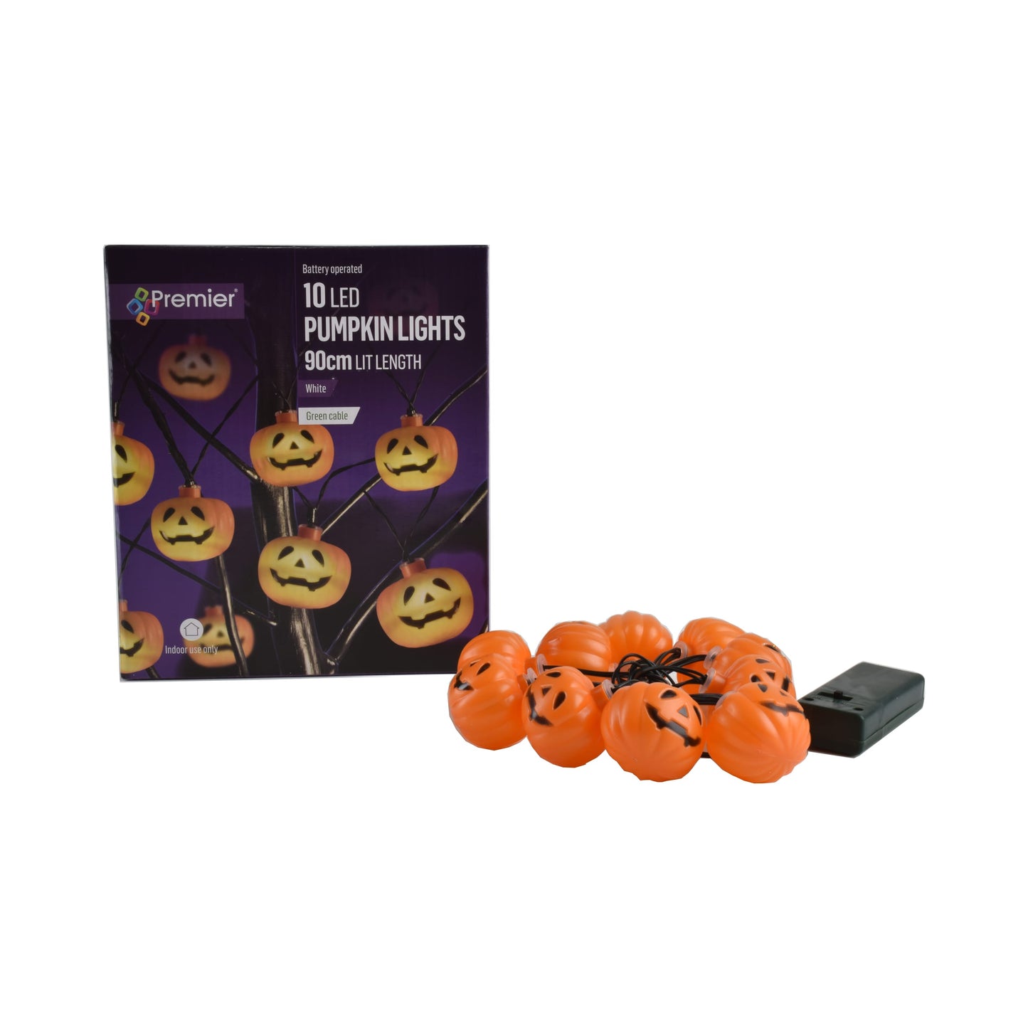 10 Pumpkins String Lights