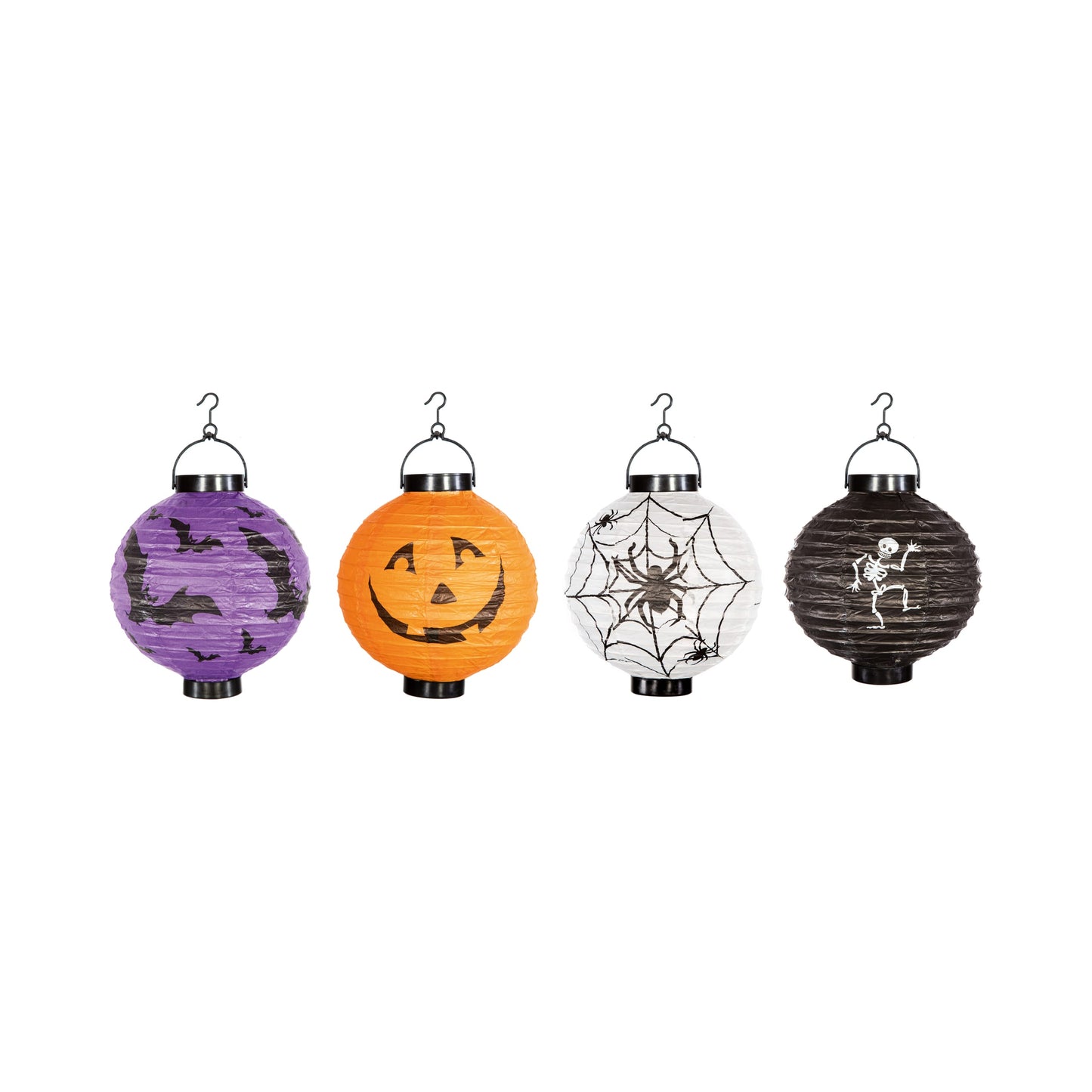Paper LED Lanterns 4pack