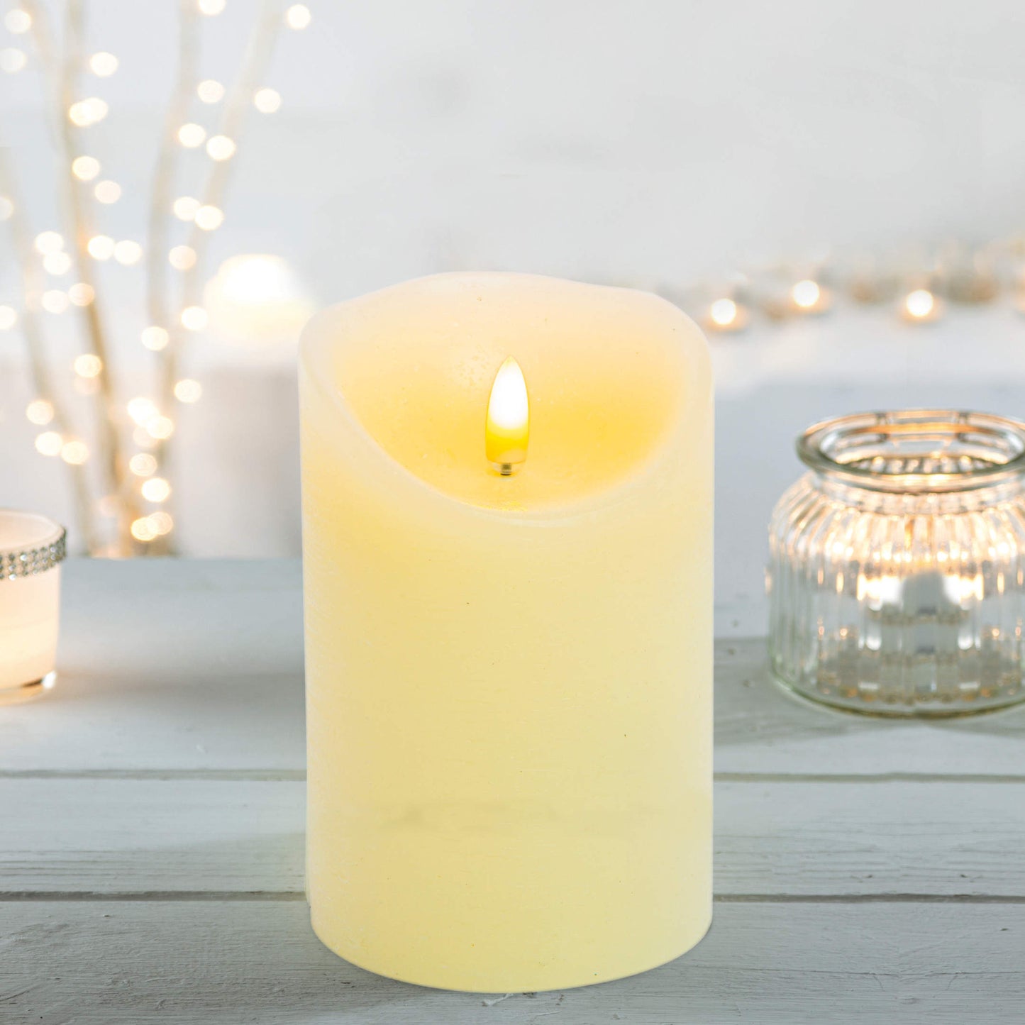 Flickabright Cream Candle