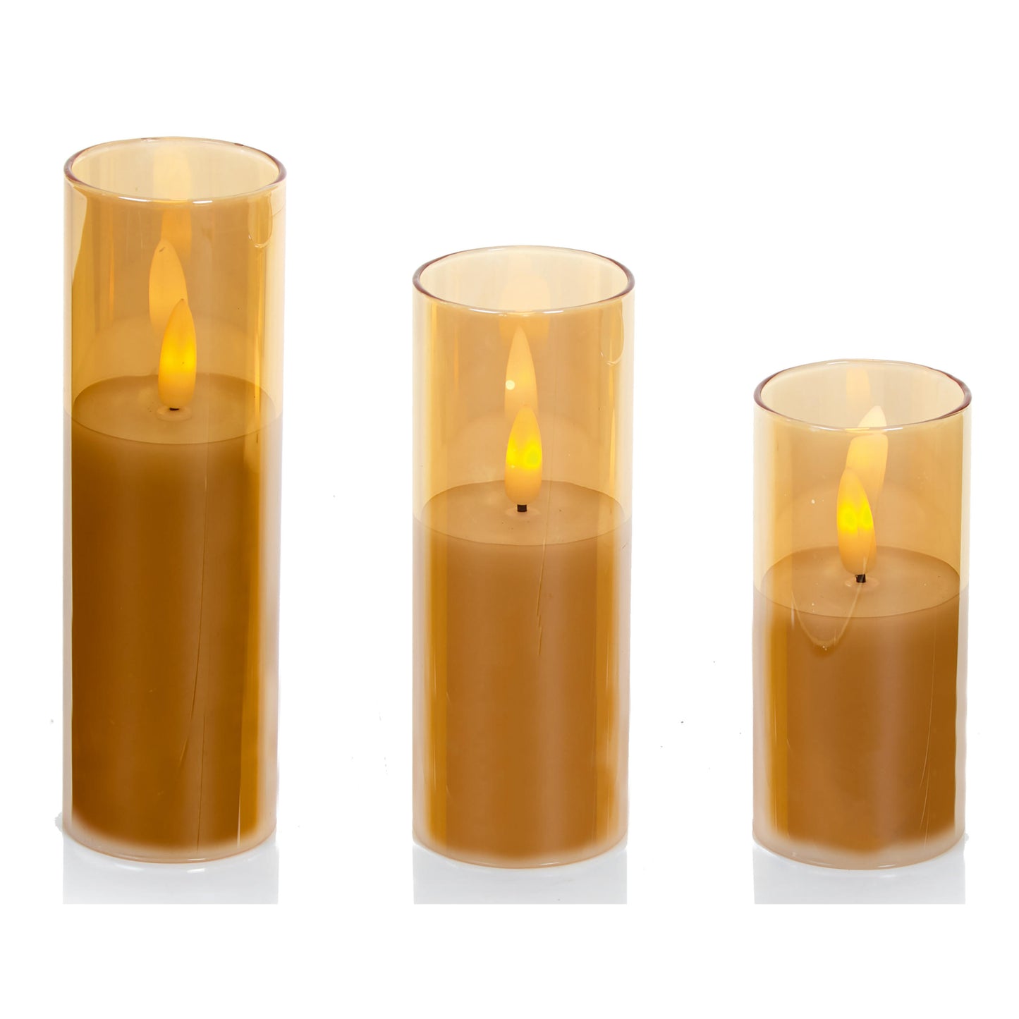 FlickaBrights Amber Glass Set