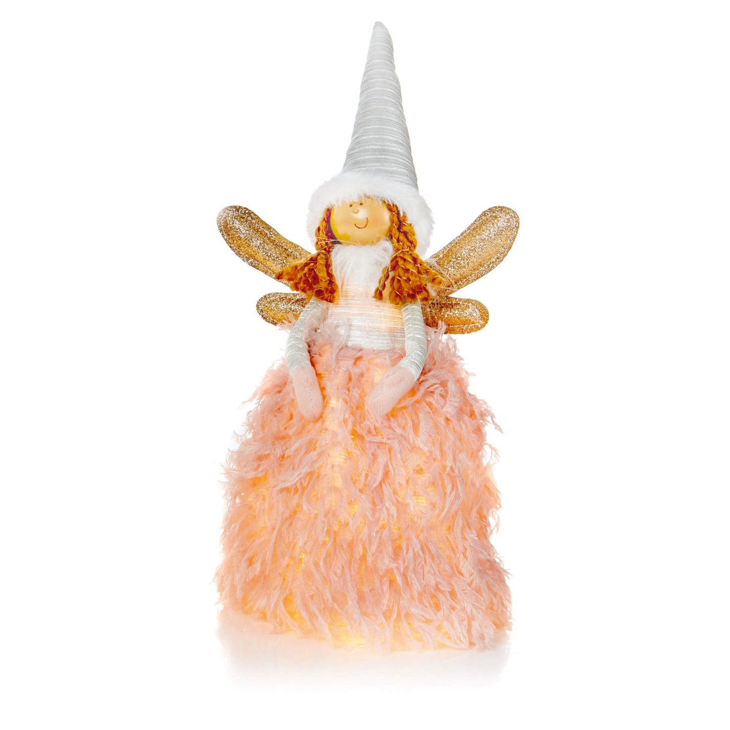 Dekoračná figúrka s LED svetlom ⸱ Angel Pink