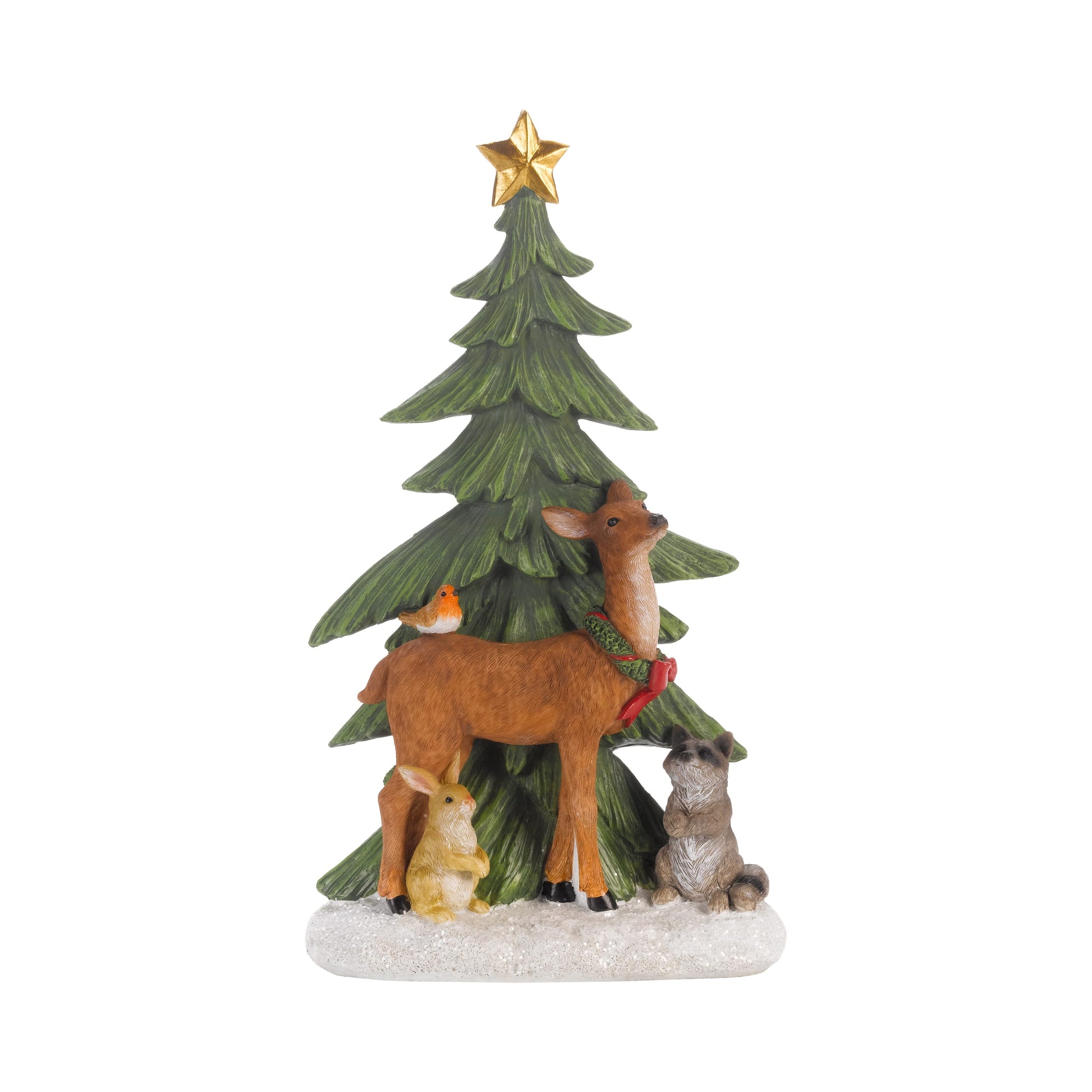 Vianočný stromček so zvieratkami z lesa od Three Kings