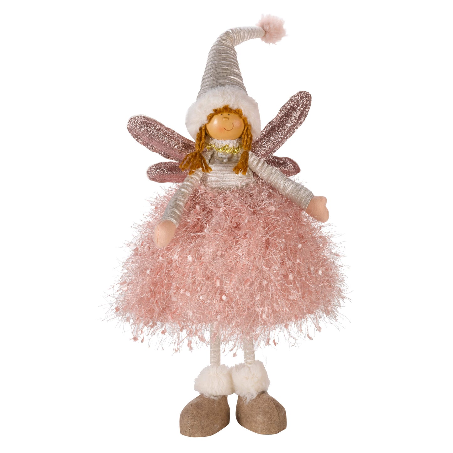 Plyšová dekoračná figúrka princezná Ophelia Winter Princess Pink od Three Kings