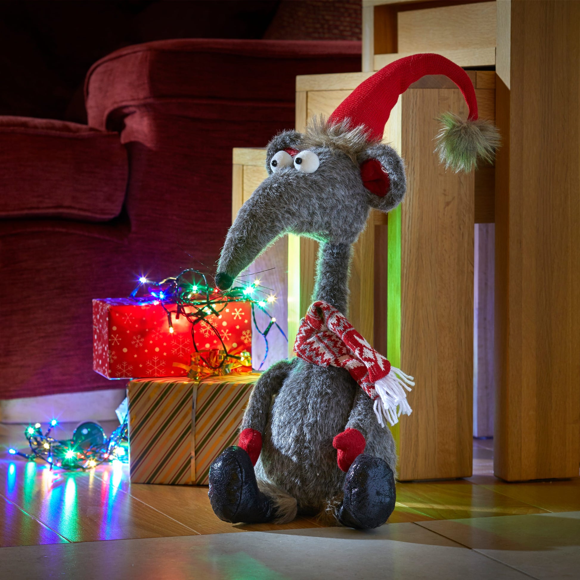 Vianočná dekoračná figúrka potkana Renton Rat od Three Kings