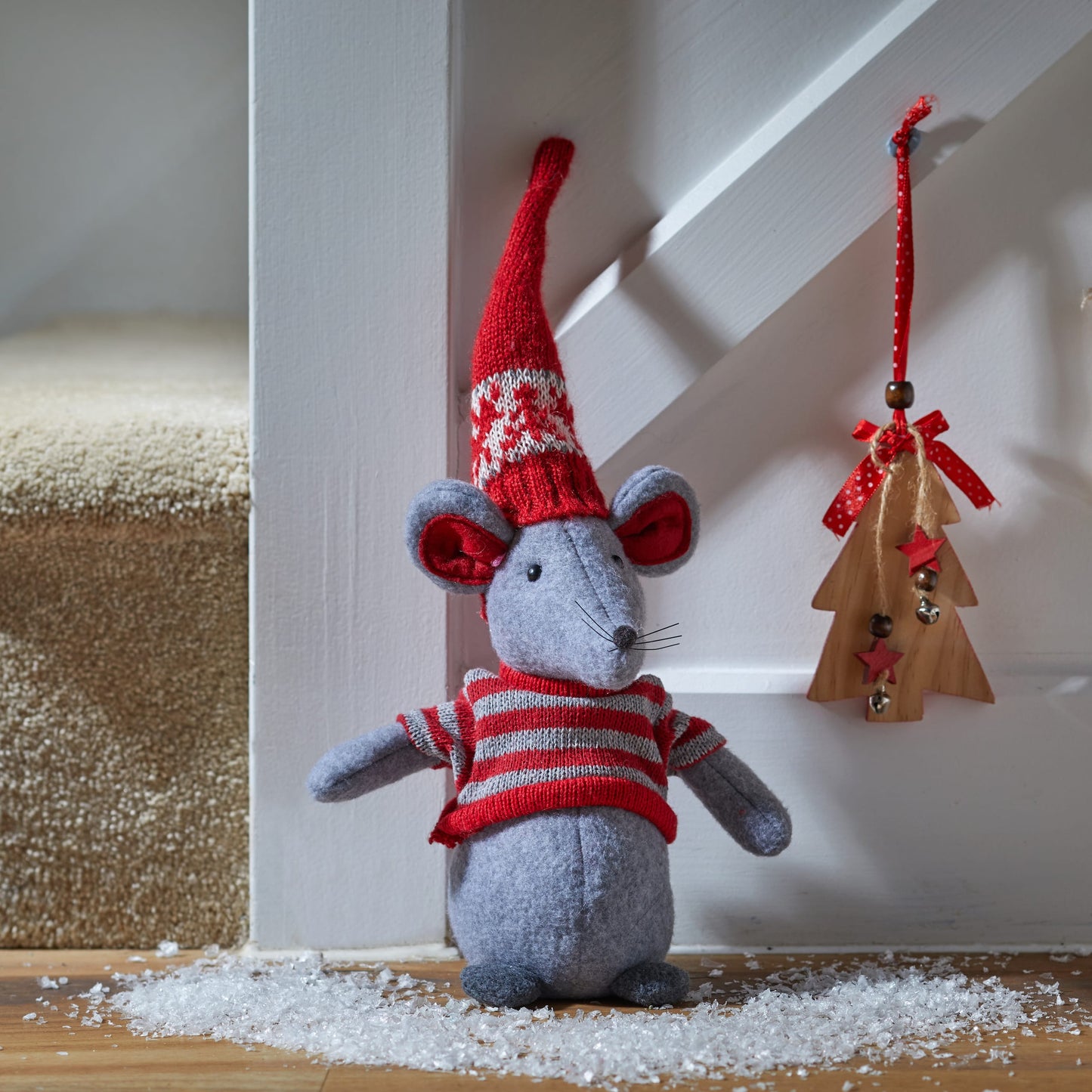 Vianočná dekoračná figúrka myšky Chris Mouse od Three Kings