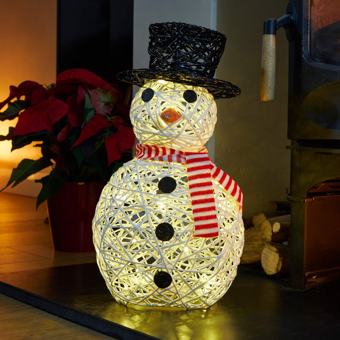 Products Vianočná figúrka s LED osvetlením ⸱ Sparkly Snowman