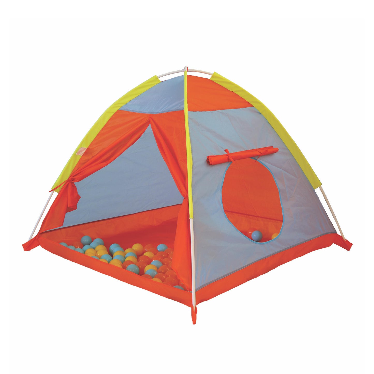 Pestrofarebný detský stan do záhrady so 100 loptičkami Play Tent od Brier Kids