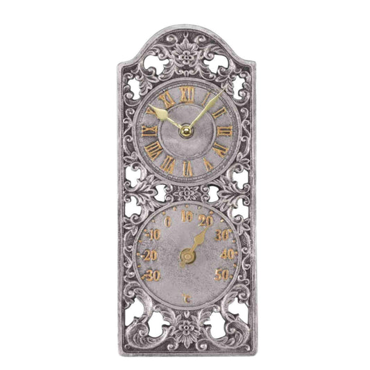 Nástenné hodiny so zabudovaným teplomerom Westminster od Outside In designs