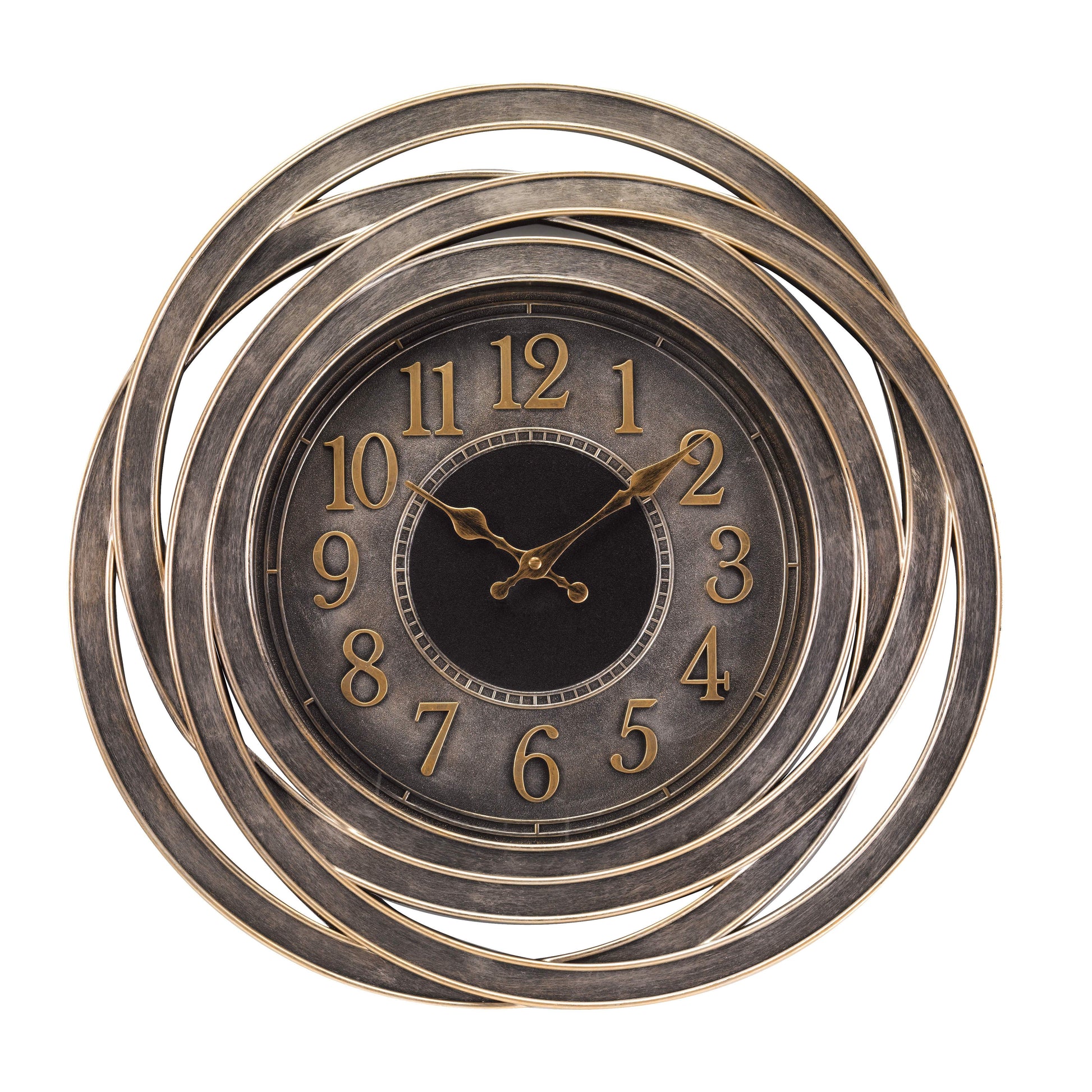 Štýlové nástenné hodiny Ripley s výraznými arabskými číslicami vhodné aj do exteriéru od OUTSIDE-IN designs