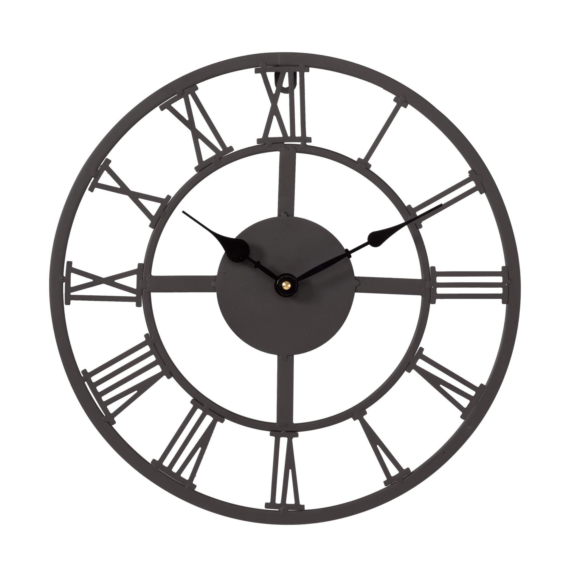 Kovové nástenné hodiny Arundel s priemerom 34cm od Outside In designs
