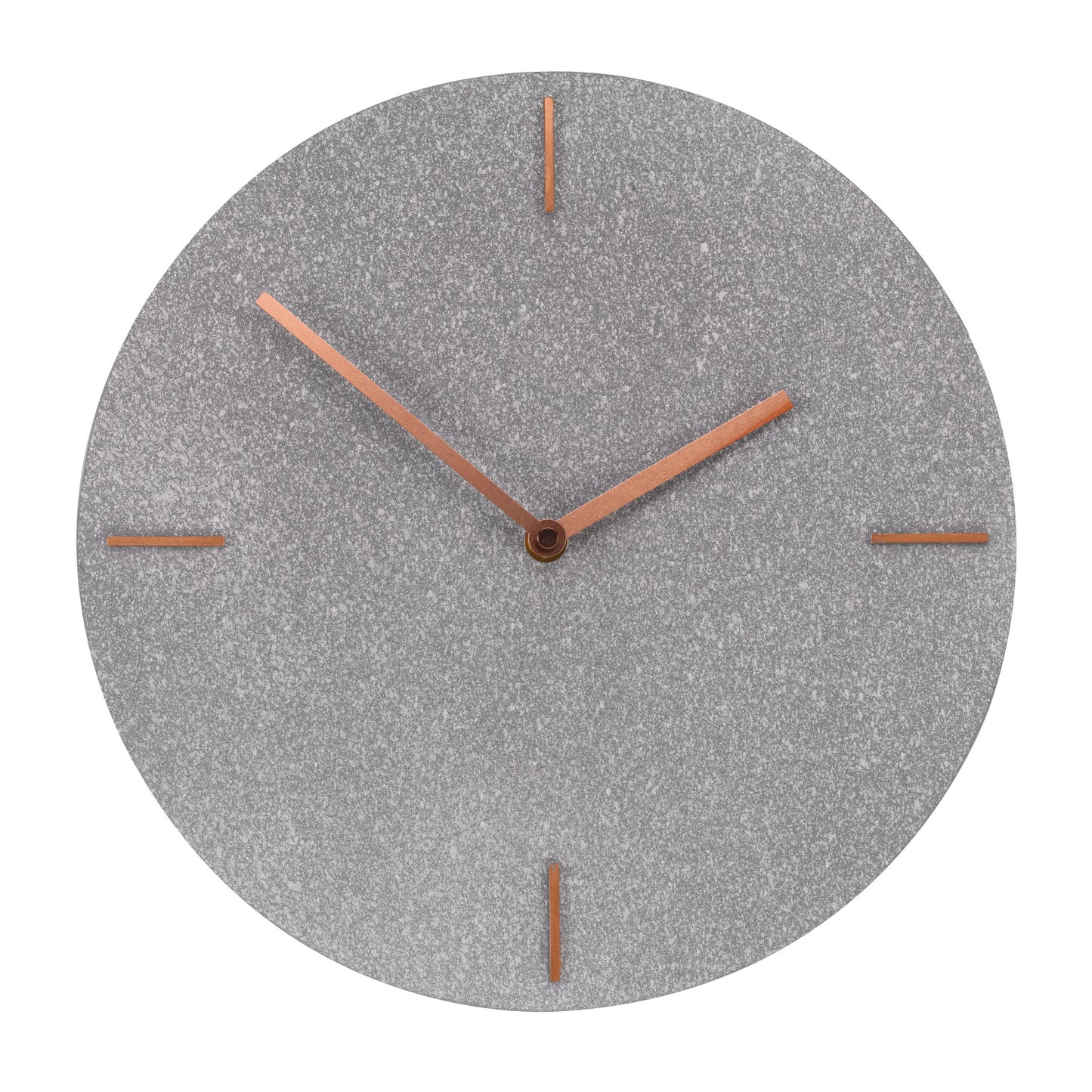 Jednoduché, minimalistické nástenné hodiny s priemerom 30cm od OUTSIDE- IN designs