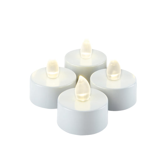 Biele LED čajové sviečky od The Outdoor Living Company