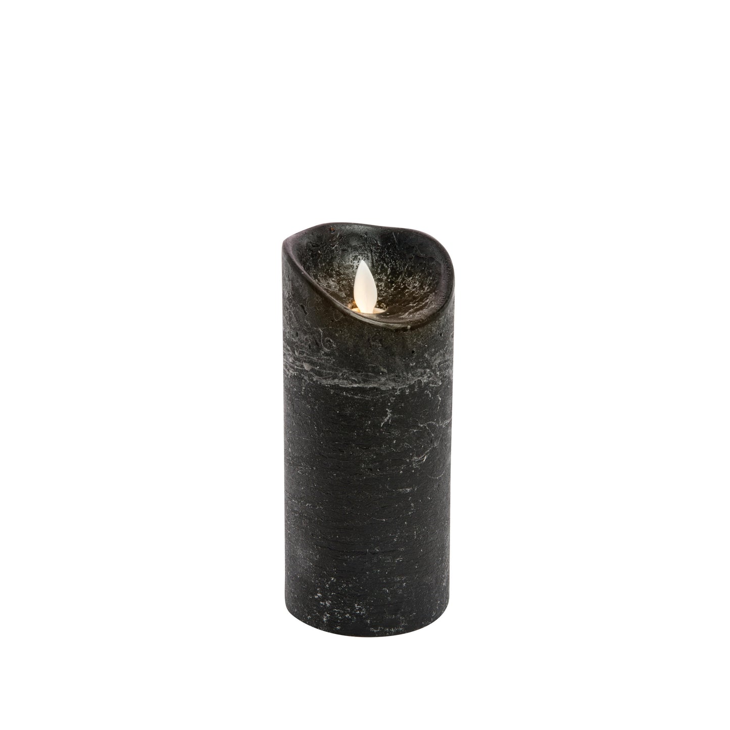 Dancing Flame Black Candle