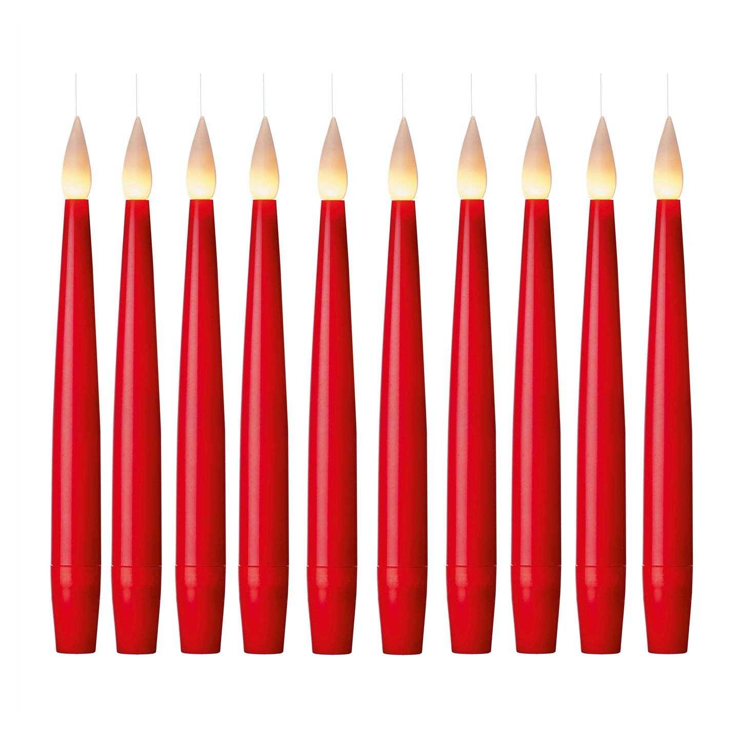 Vznášajúce sa LED sviečky (sada 10ks) ⸱ Red Floating Candles