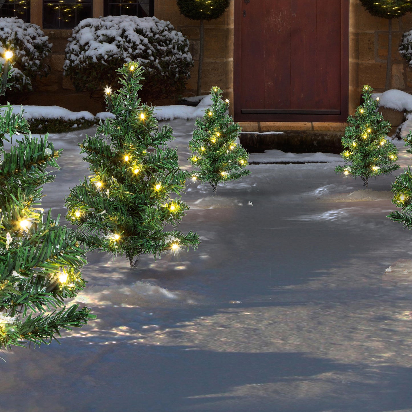 Chodníkové dekoračné svietidlá 6ks ⸱ Christmas Tree Path Lights