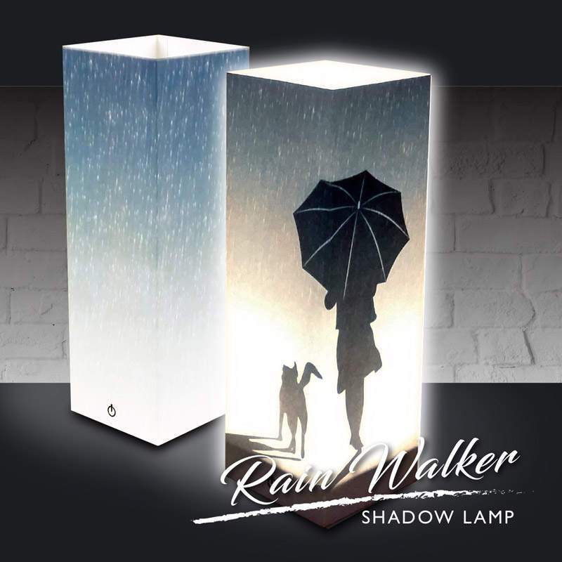 Dekoračná tieňová LED lampa Rain Walker od LUXA London